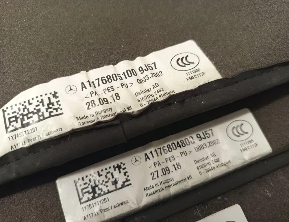 MERCEDES-BENZ GLA-Class X156 (2013-2020) Golvmatta set A1176805100 33490026