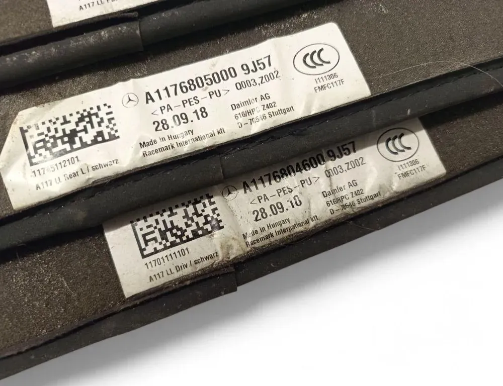 MERCEDES-BENZ GLA-Class X156 (2013-2020) Golvmatta set A1176805100 33490026