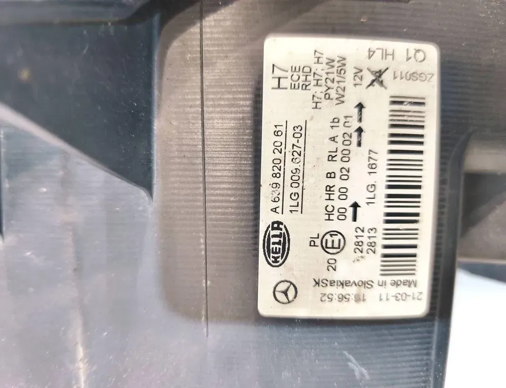 MERCEDES-BENZ Vito W639 (2003-2015) Främre delsats A6398202061 33395068