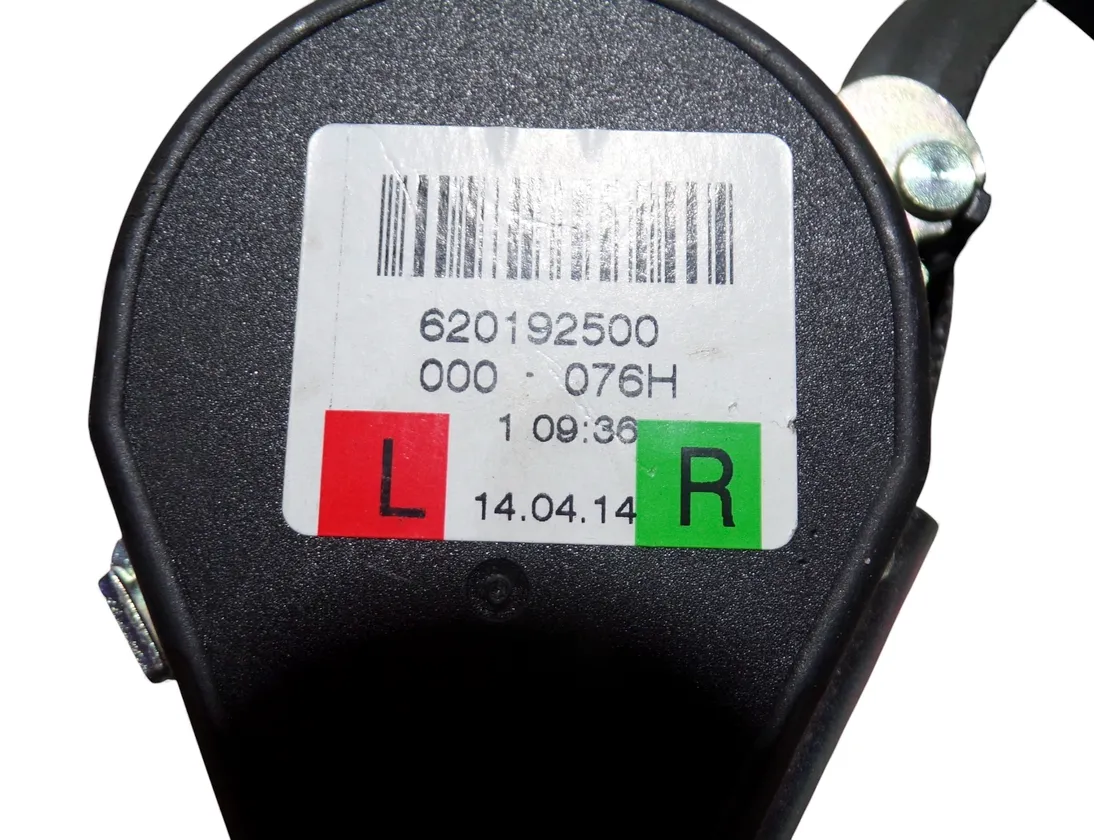 SKODA Octavia 3 generation (2013-2020) Bakre Höger Säkerhetsbälte 620192500,7N0857737 33512880