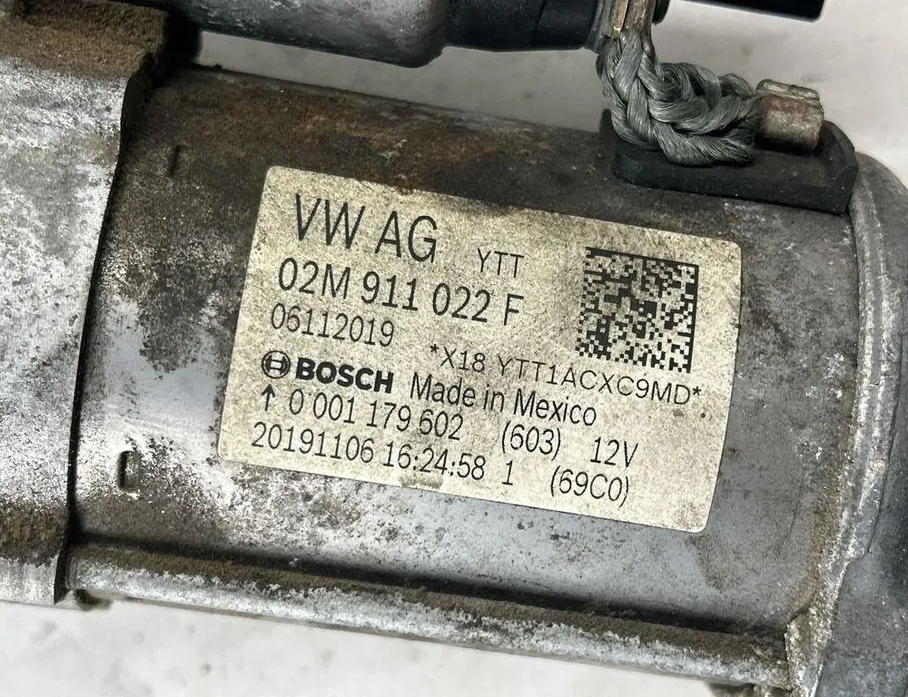 VOLKSWAGEN Tiguan 2 generation (2016-2024) Startmotor 02M911022F 33517612