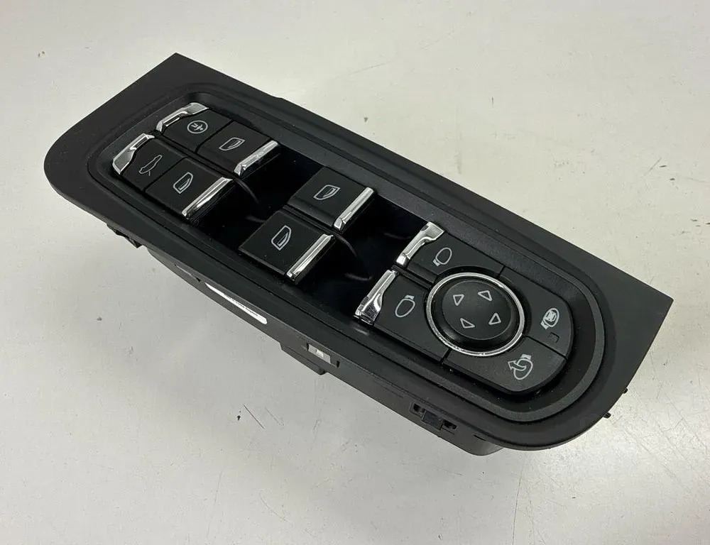 PORSCHE Cayenne 958 (2010-2018) Vänster bakdörr fönsterkontrollbrytare 7PP959858M 34985283