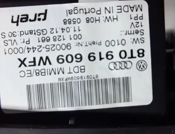 AUDI Q5 8R (2008-2017) Navigationskontrollratt 8T0919609,9128661 34968571