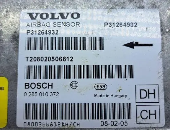 VOLVO V70 3 generation (2007-2020) SRS kontrollenhet 0285010372 34971737