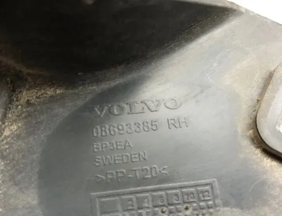 VOLVO V70 3 generation (2007-2020) Bakre höger stötfångarfäste 08693385,BP3EA 34971173