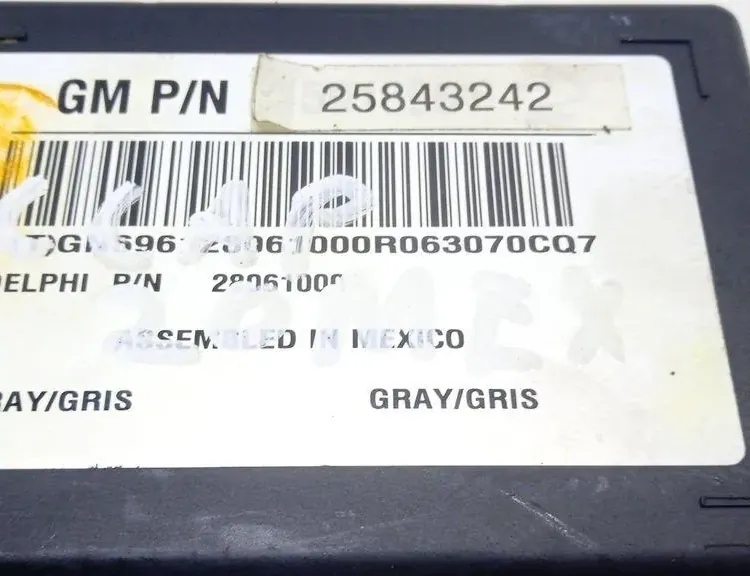 CHEVROLET Captiva 1 generation (2006-2018) Komfortkontrollenhet 25843242 33492999