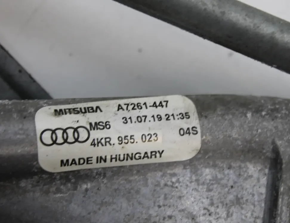 AUDI e-tron 1 generation (2018-2024) Vindrutetorkare fram 4KR955023,4KR955119 33504621