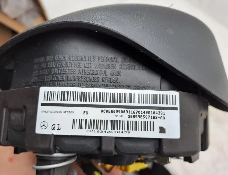 MERCEDES-BENZ C-Class W205/S205/C205 (2014-2023) Krockkudde i ratten A0008602900 33509263