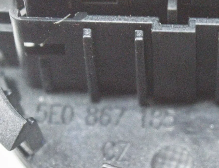 SKODA Octavia 3 generation (2013-2020) Vänster bakdörr fönsterkontrollbrytare 5E0959855A,5E0867185 11502367