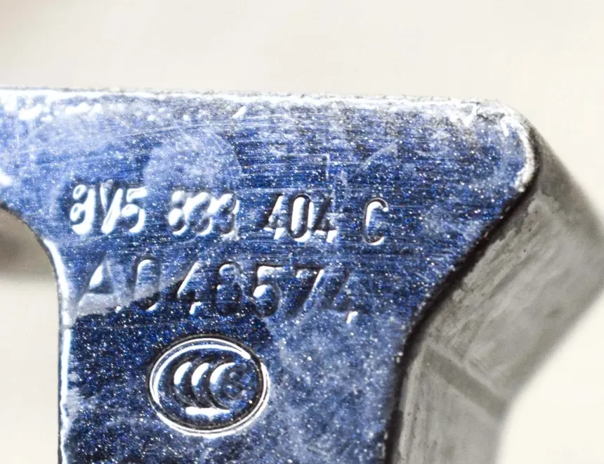 VOLKSWAGEN Tiguan 2 generation (2016-2024) Bakre höger dörrgångjärn 8V5833404C 20590590