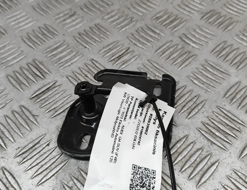 AUDI Q4 Sportback e-tron 1 generation (2021-2024) Motorhuv säkerhetsspärr 81A823185A 28639002