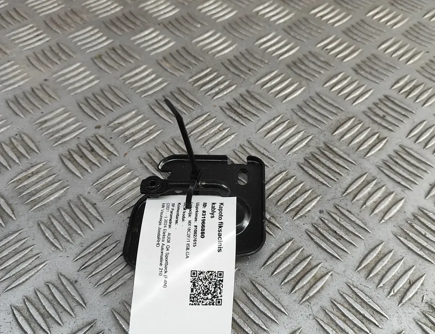 AUDI Q4 Sportback e-tron 1 generation (2021-2024) Motorhuv säkerhetsspärr 81A823185A 31966880