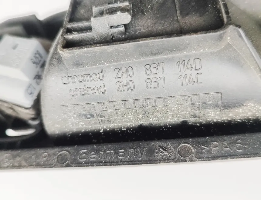 VOLKSWAGEN Amarok 1 generation (2010-2022) Höger främre inre dörröppningshandtag 2H0837114D,2H0837114C 33514152