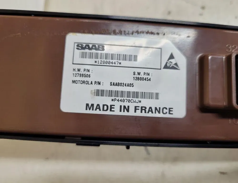 SAAB 93 1 generation (1956-1960) Bakre höger dörrfönsterkontrollbrytare 12800447 34824947