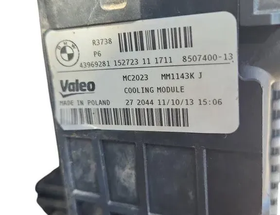 BMW 1 Series F20/F21 (2011-2020) Kylningsdelar 152272311 34986948