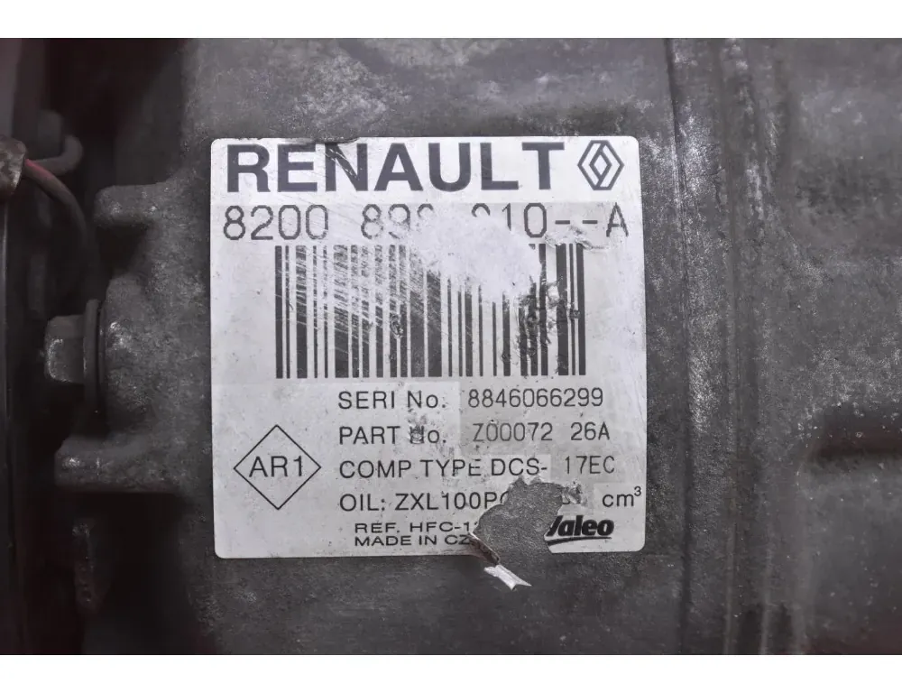 RENAULT Chevelle Luftkonditioneringspump 8200898810-A 33516971