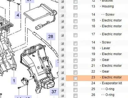 SAAB 9-5 2 generation (2010-2012) Luftkonditionering Luftflödesventilmotor 92215208,13372987,52433779r0 25938168