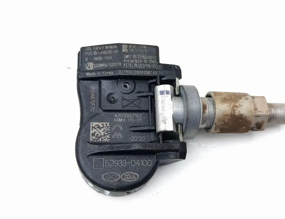 KIA Niro 1 generation  (2016-2022) Däcktryckssensor 52933D4100 33550573