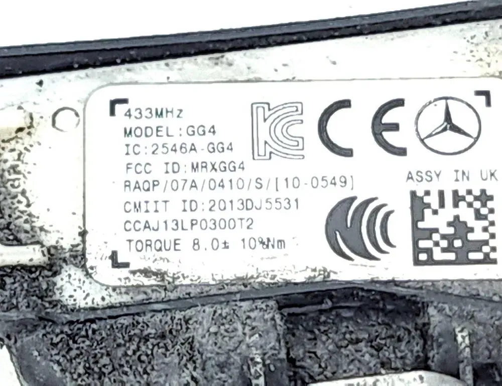 MERCEDES-BENZ CLS-Class C218/X218 (2011-2017) Däcktryckssensor 2546AGG4 34954448