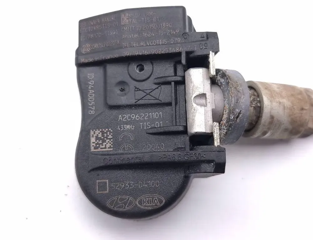KIA Niro 1 generation (2016-2022) Däcktryckssensor 52933D4100 34960424