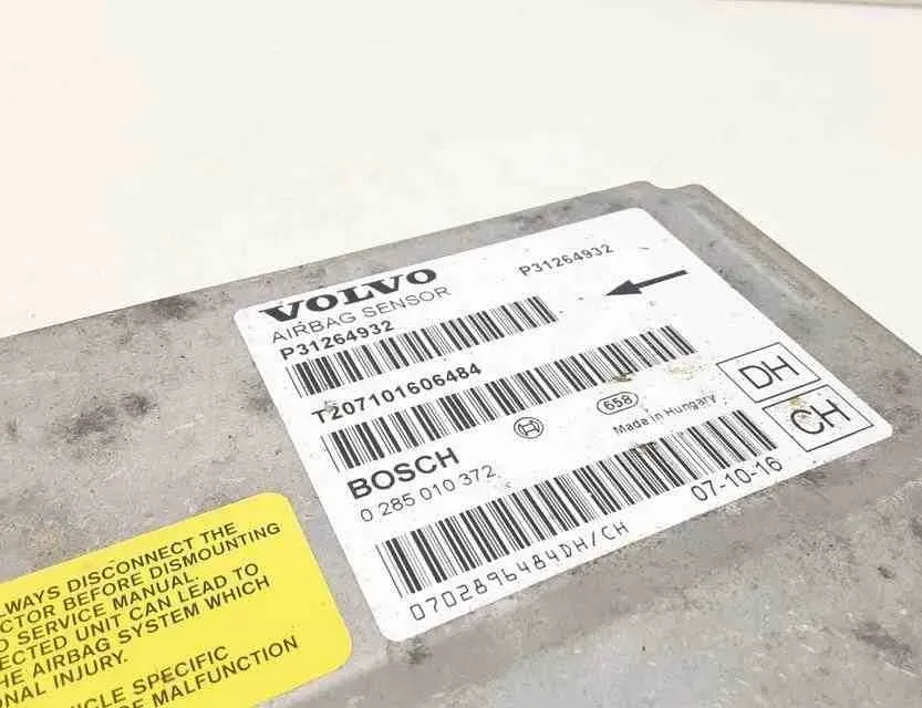 VOLVO V70 3 generation (2007-2020) SRS kontrollenhet P31264932,0285010372 32656630