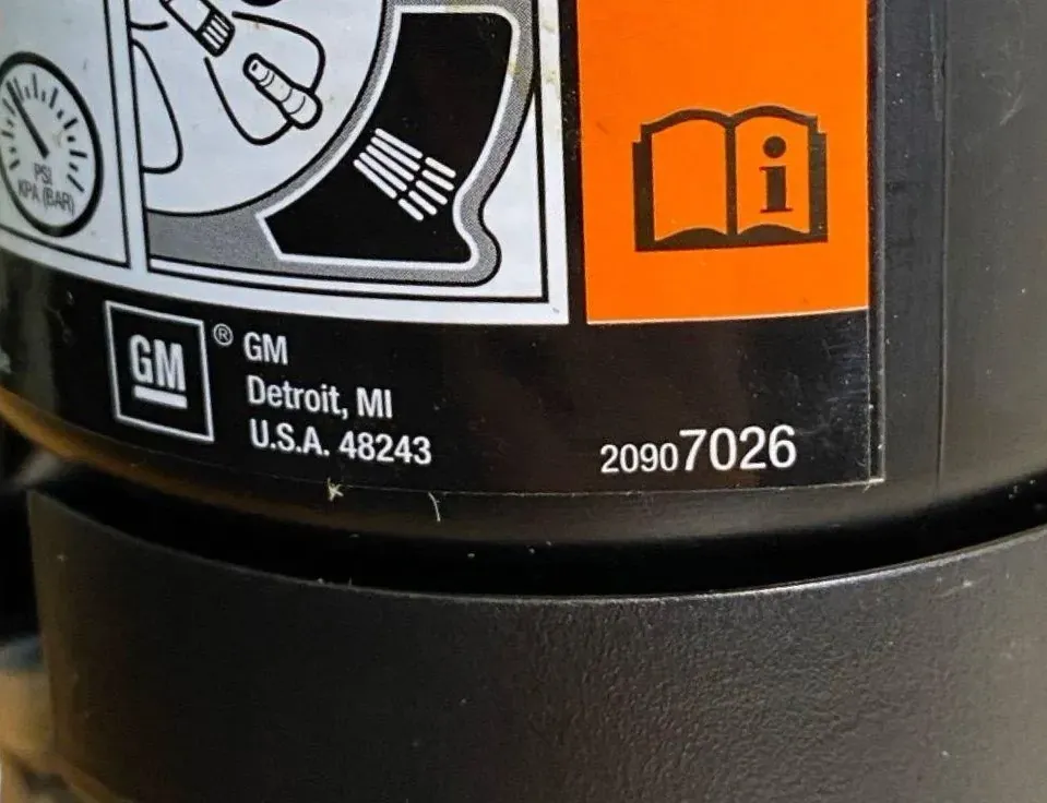 OPEL Ampera 1 generation (2012-2015) Däckkompressor 20907026 34985204