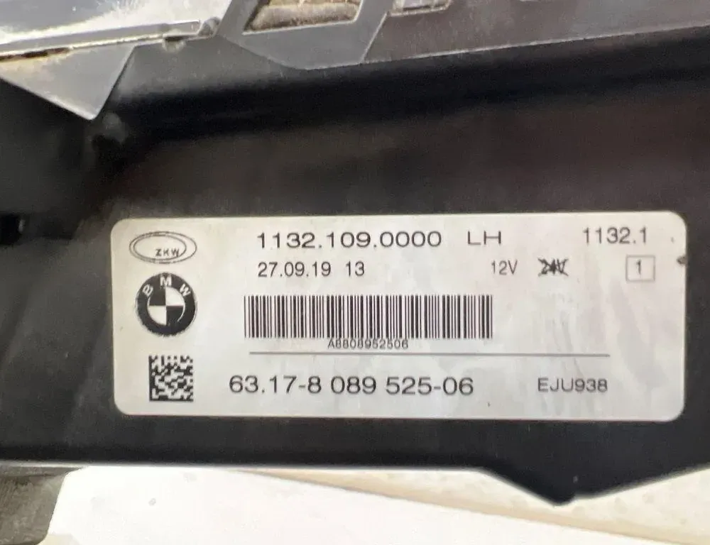 BMW 3 Series G20/G21/G28 (2018-2024) Främre vänster dimljus A8808952506,8089525 33491536