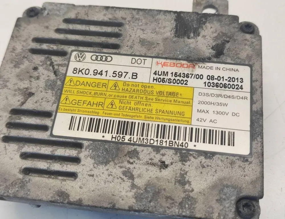 AUDI Q5 8R (2008-2017) Xenonljuskontrollenhet 8K0941597B 33175926