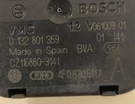 AUDI A6 C8/4K (2018-2024) Ventilator för kupévärmare 4F0820511A,CZ1168803141 33200100