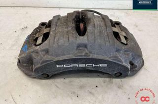 PORSCHE Cayenne 958 (2010-2018) Vänster fram bromsok 971615123bl,7pp615123n,7pp615149d 32989349
