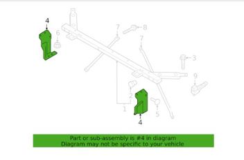 VOLVO XC60 2 generation (2017-2024) Höger strålkastarfäste 31391624 32974350