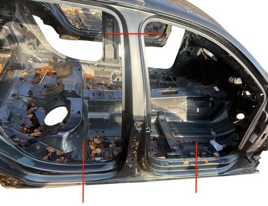 AUDI A4 B9/8W (2015-2024) Höger sidokjol 32835291