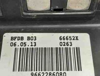 CITROËN Berlingo 2 generation (2008-2023) Säkringsbox 66652X,9662286080 25913636