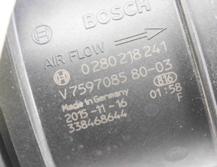 PEUGEOT 508 1 generation (2010-2020) Massluftflödessensor MAF 0280218241 21396605