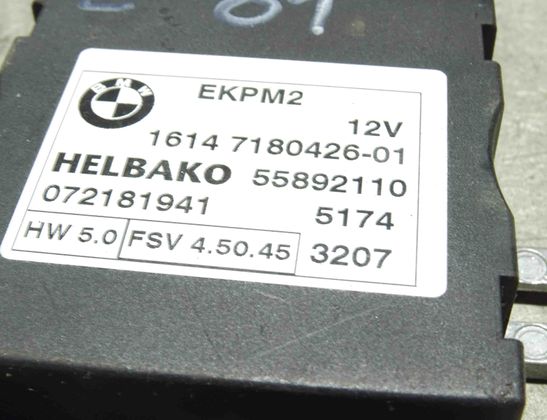 BMW 1 Series E81/E82/E87/E88 (2004-2013) Bränslepump kontrollenhet 55892110,1614718042601 14479401