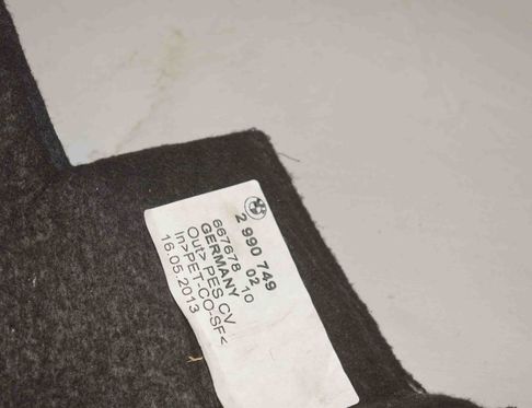 BMW X1 E84 (2009-2015) Ljudisolering 2990464,2990456,2990750,2990749,2990455,51482990464,51482990456,51482990750,51482990749,51482990455 32597476