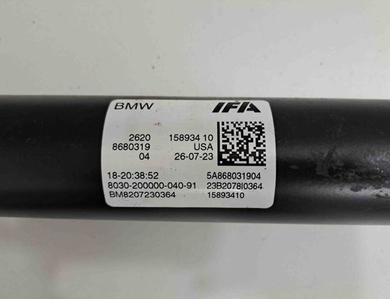 BMW X4 G02 (2018-2024) Kardanaxel 8680319,8692248 28432072