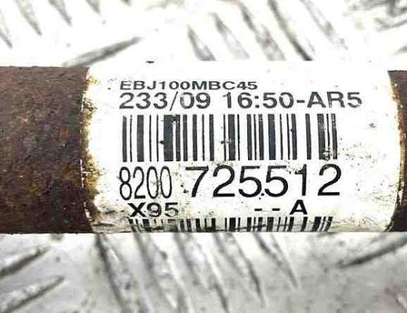 RENAULT Scenic 3 generation (2009-2015) Fram Vänster Drivaxel 8200725512 24730448