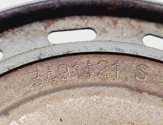 CITROËN C4 2 generation (2010-2024) Vevaxel remskiva 9810701080 31077603