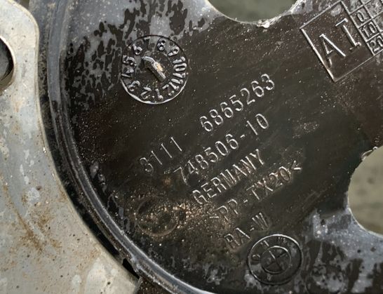 BMW 5 Series G30/G31 (2016-2023) Motorkåpa 6865263 32935394