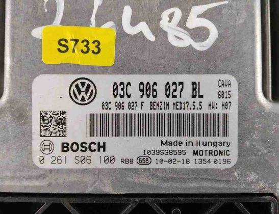 VOLKSWAGEN Tiguan 1 generation (2007-2017) Motorstyrenhet ECU 03C906027BL,0261S06100 31920073