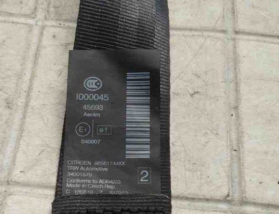 CITROËN C5 1 generation (2001-2008) Bakre Höger Säkerhetsbälte 96561744XX,1000045,040907 21040682