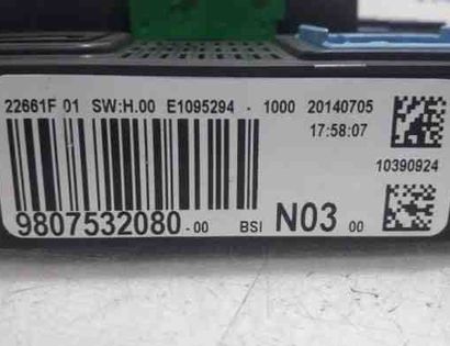 PEUGEOT 2008 1 generation (2013-2020) Motorstyrenhet ECU 9810336180,9800915880,9663123380,9807532080,9674001080,1611785780,1612524080,6160C1,1608504380 27658299