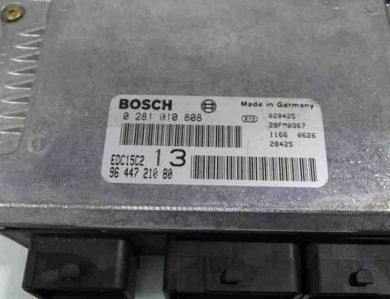 CITROËN C5 1 generation (2001-2008) Motorstyrenhet ECU 0281010808,1940J3,00001940J3,9644721080,28FM0367,6580F0 27748500