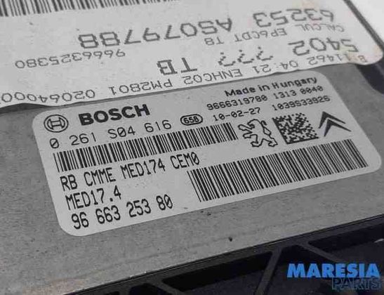PEUGEOT 3008 1 generation (2010-2016) Motorstyrenhet ECU 0261S04616,9666325380,9666319780,1943SQ,6580VV,6580VW 27754894