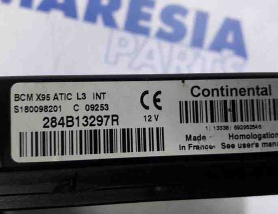 RENAULT Megane 3 generation (2008-2020) Styrenhet 284B13297R,S180098201C 27804965