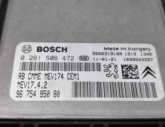 PEUGEOT 5008 1 generation (2009-2016) Motorstyrenhet ECU 9675495080 30383977