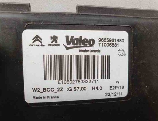 PEUGEOT 508 1 generation (2010-2020) Andra styrenheter 9665961480,T1006881 24159756