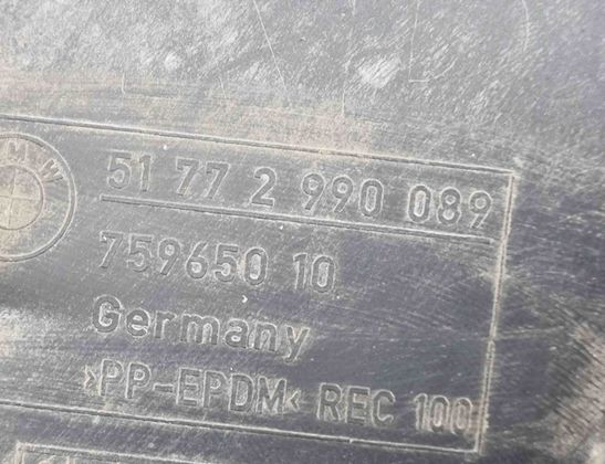 BMW X1 E84 (2009-2015) Främre Vänster Inner Arch Liner 2990089,51772990089,75965010 27864103