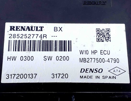 RENAULT Zoe 1 generation (2012-2023) Andra styrenheter 285252774R 28361808